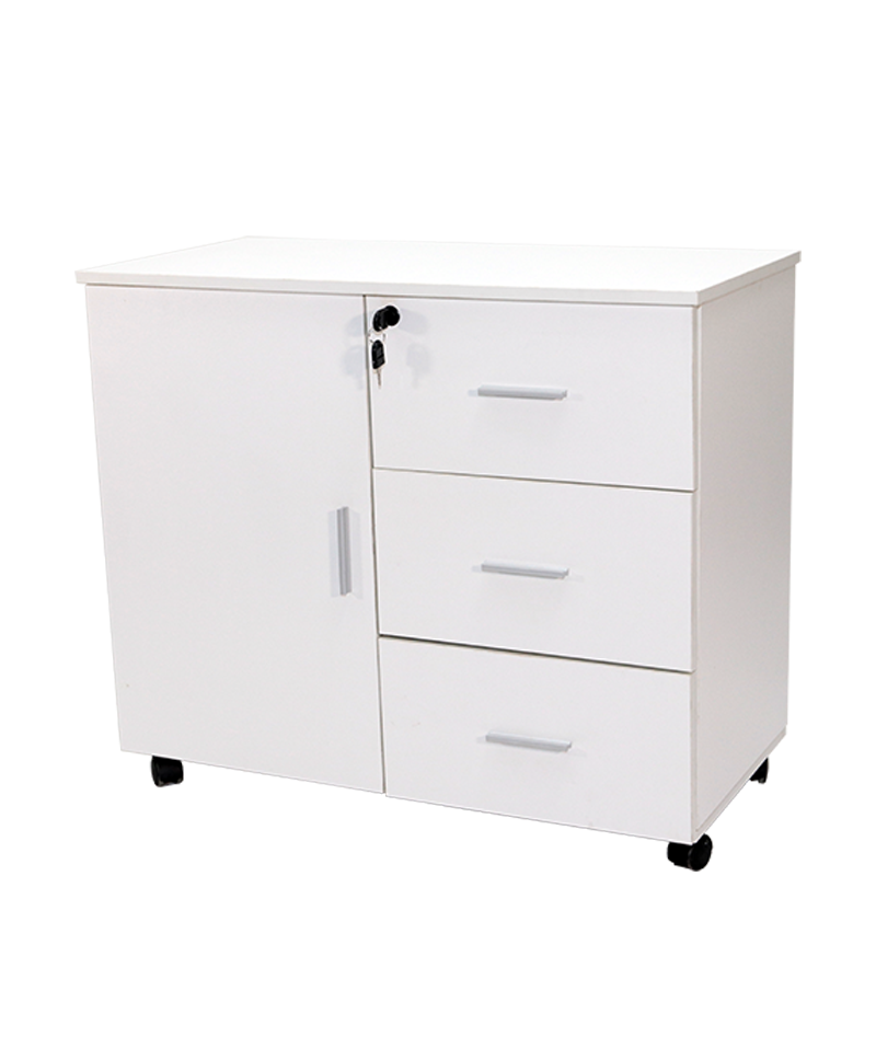 Credenza Madera Blanca Cod. 13029 Oficentro Rosa
